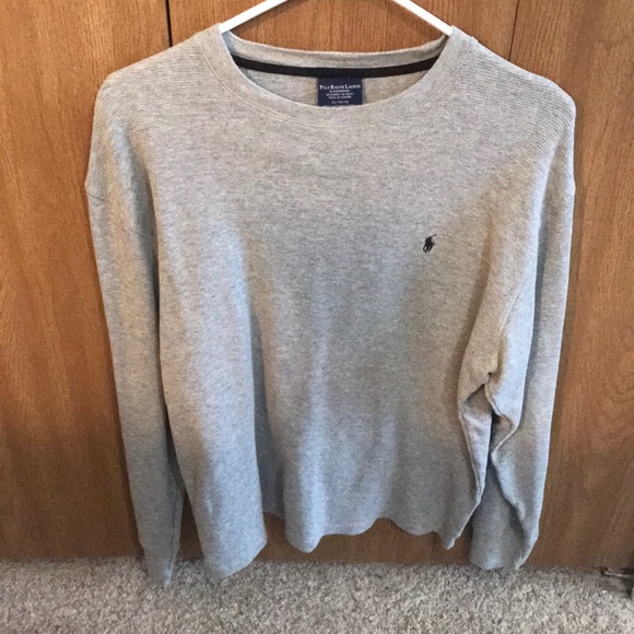 Grey Polo long sleeve T - Picture 1 of 3